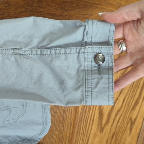 Maurices Gray Military Style Button Blazer Size Women's M - Picture 5 of 10